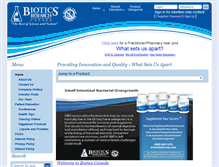 Tablet Screenshot of bioticscan.com